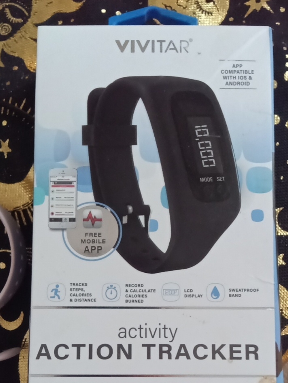 Black Activity Action Tracker - Fitness Band